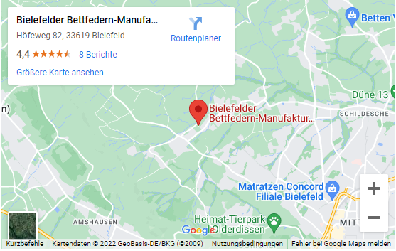 BIELEFELDER BETTFEDERN - MANUFAKTUR VERSE GmbH